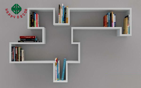 Kệ sách treo tường – Model 7