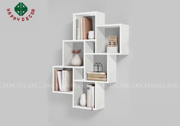Kệ sách treo tường – Model 8