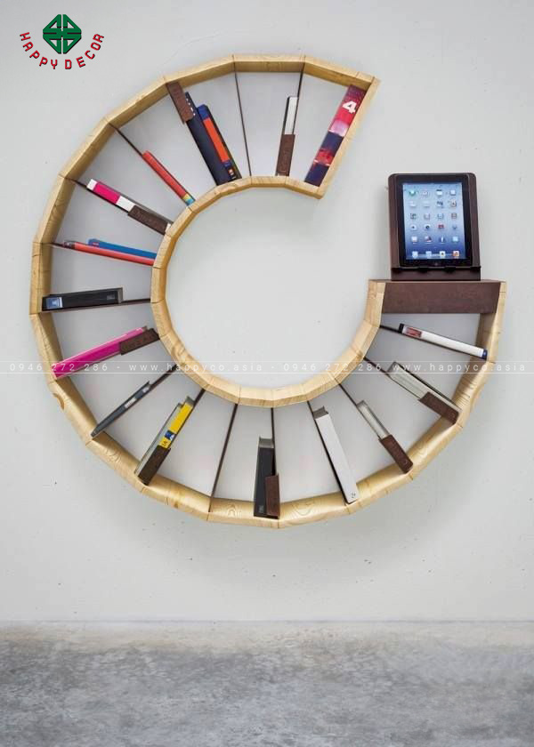 Kệ sách treo tường – Model 9