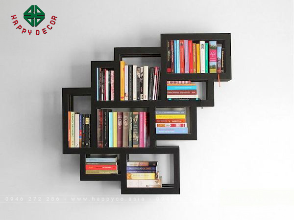 Kệ sách treo tường – Model 11