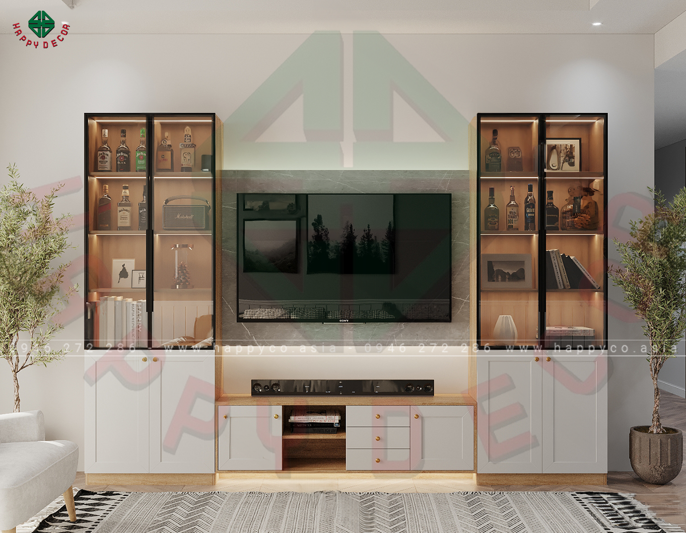 Kệ tivi đẹp - Mẫu 01