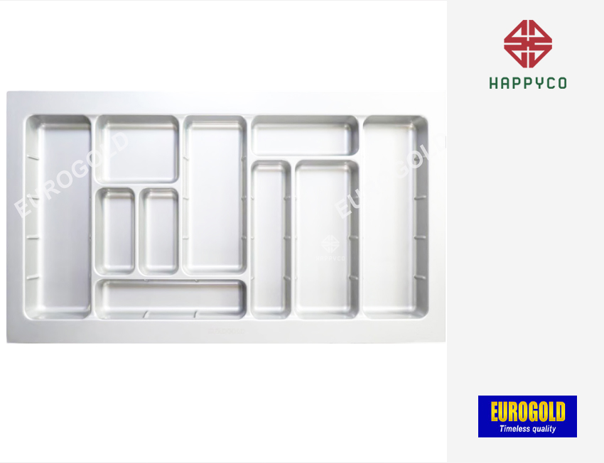 Khay chia thìa nĩa chất liệu nhựa cao cấpETW900 Màu trắng