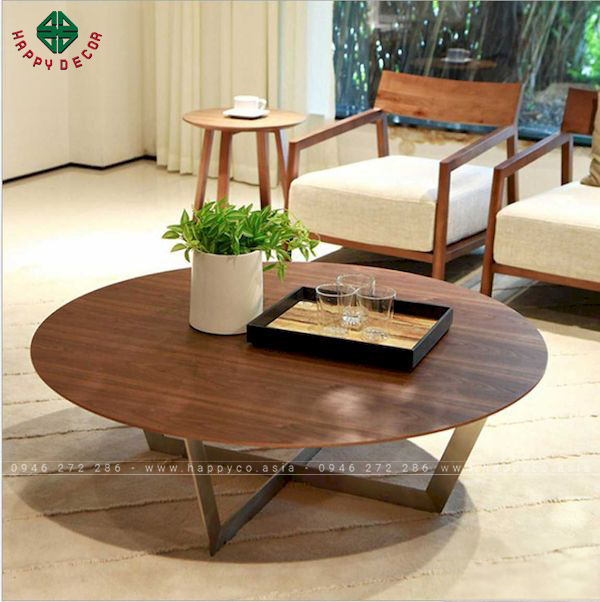 Kích thước bàn trà tròn kiểu Nhật