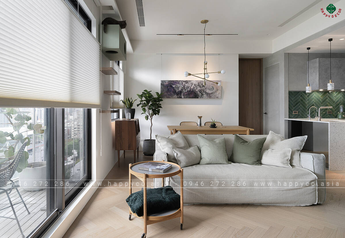 Thi công thiết kế căn hộ Nacat - Mẫu 11