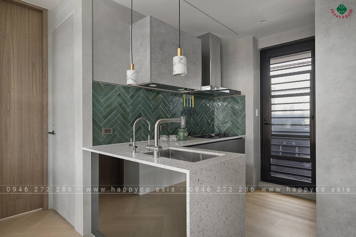 Thi công thiết kế căn hộ Nacat - Mẫu 12