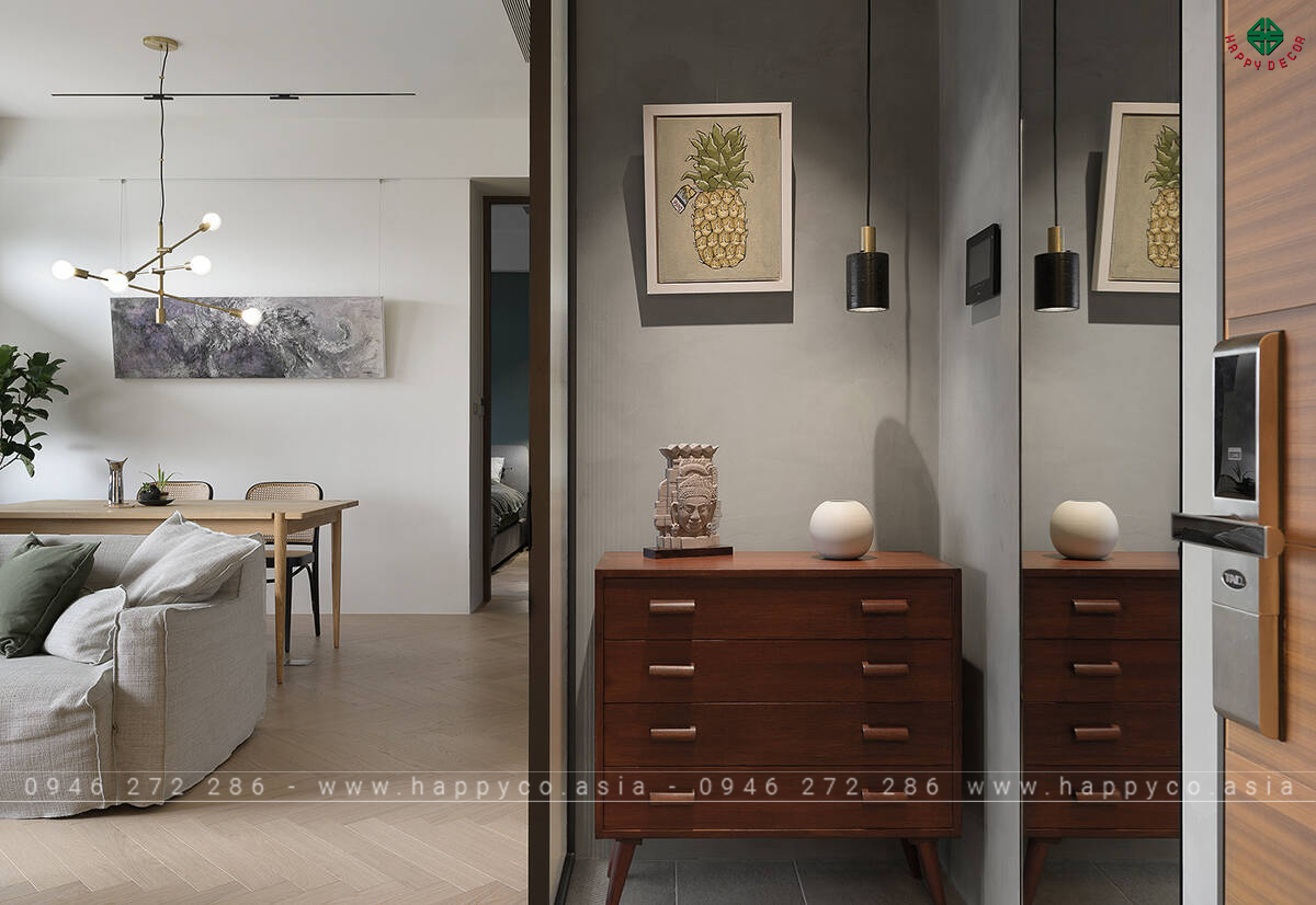 Thi công thiết kế căn hộ Nacat - Mẫu 03