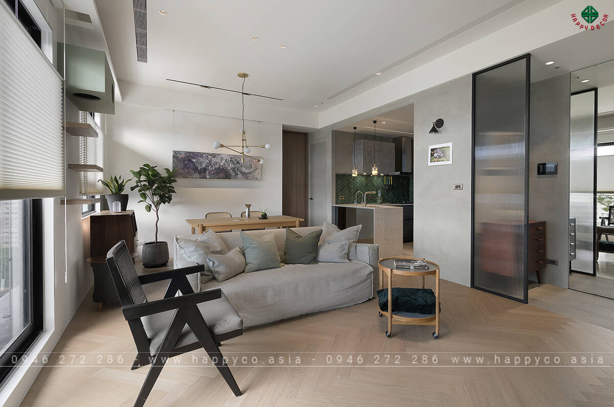 Thi công thiết kế căn hộ Nacat - Mẫu 04