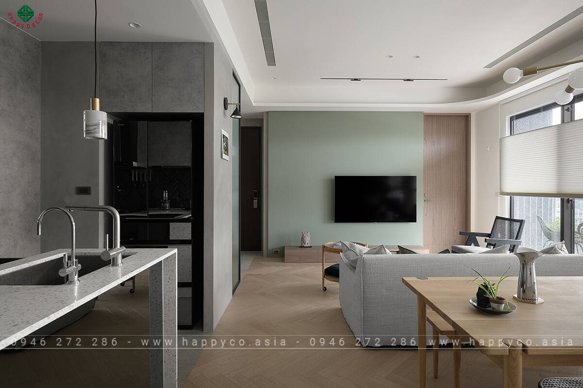 Thi công thiết kế căn hộ Nacat - Mẫu 05