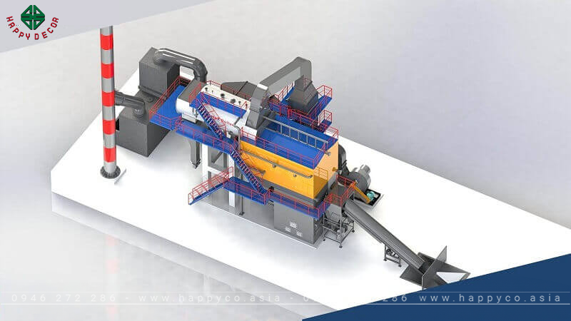 Lò hơi đốt dăm gỗ