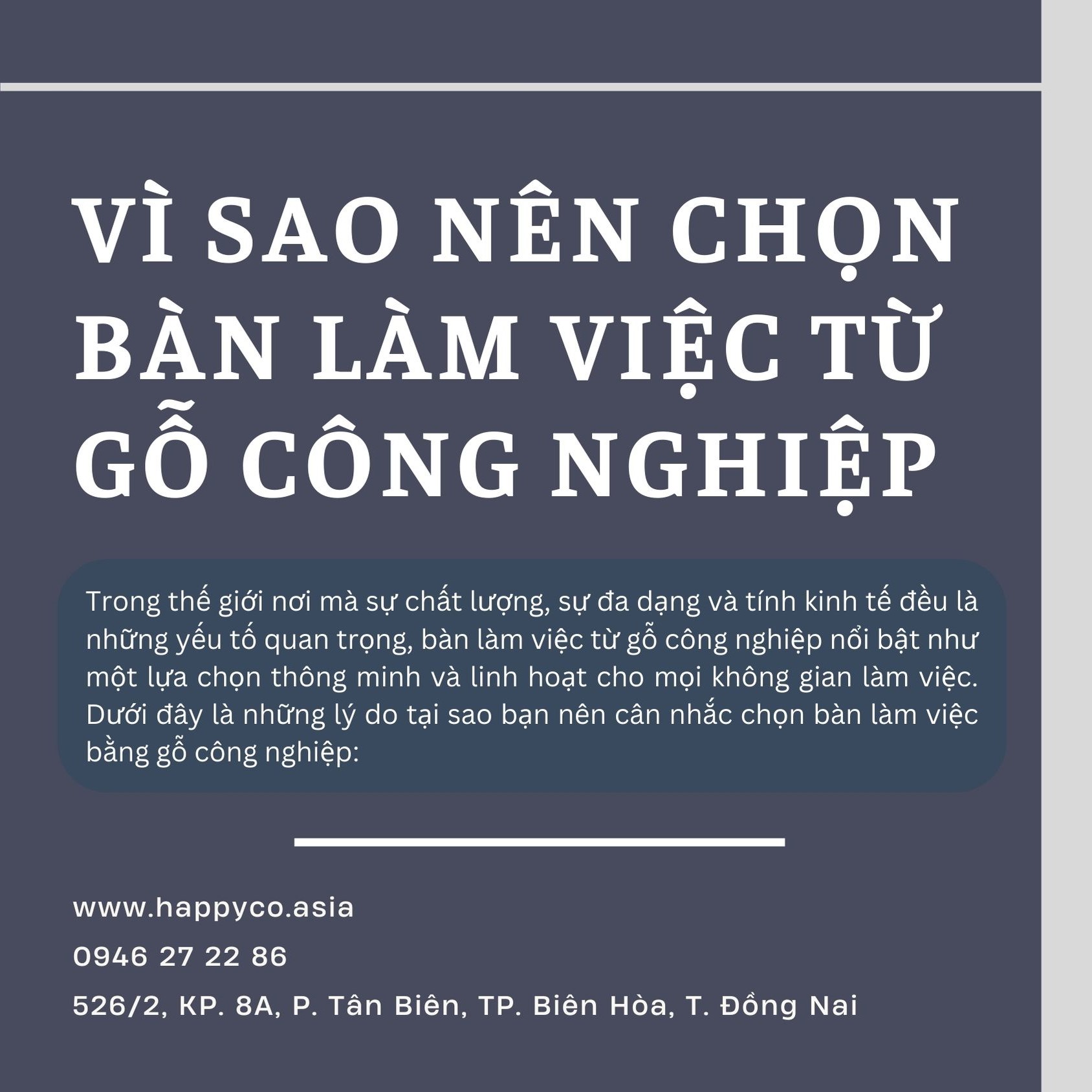 Vì sao nên chọn gỗ công nghiệp