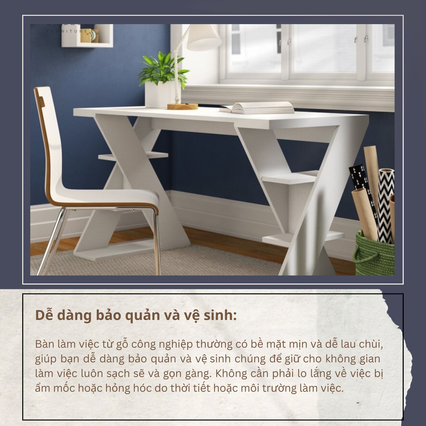 Dễ dàng bảo quản và vệ sinh