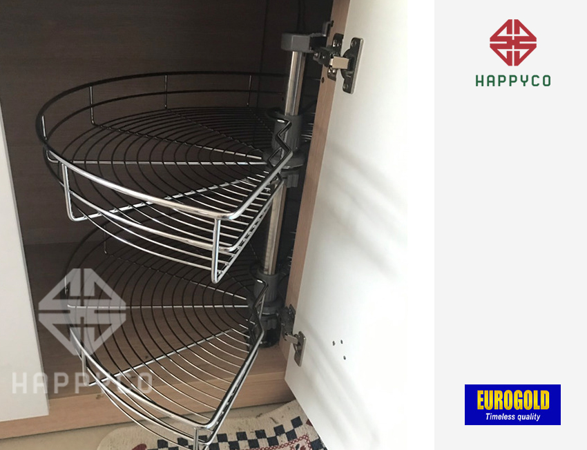 MÂM XOAY INOX 304 NAN TRÒN EP180A EUROGOLD