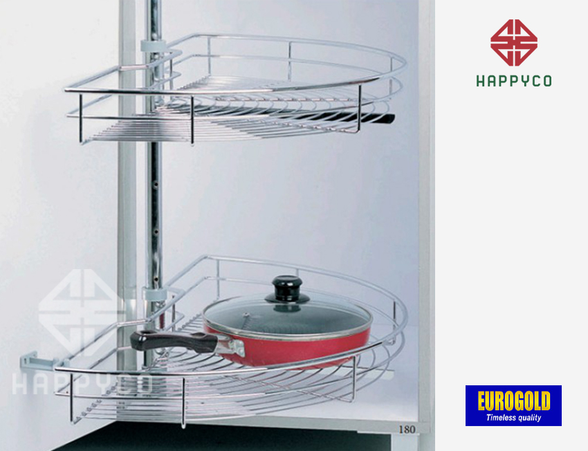 MÂM XOAY INOX 304 NAN TRÒN EP180A EUROGOLD