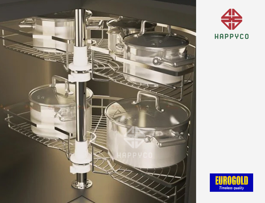 MÂM XOAY INOX MỜ NAN DẸT EPL180A