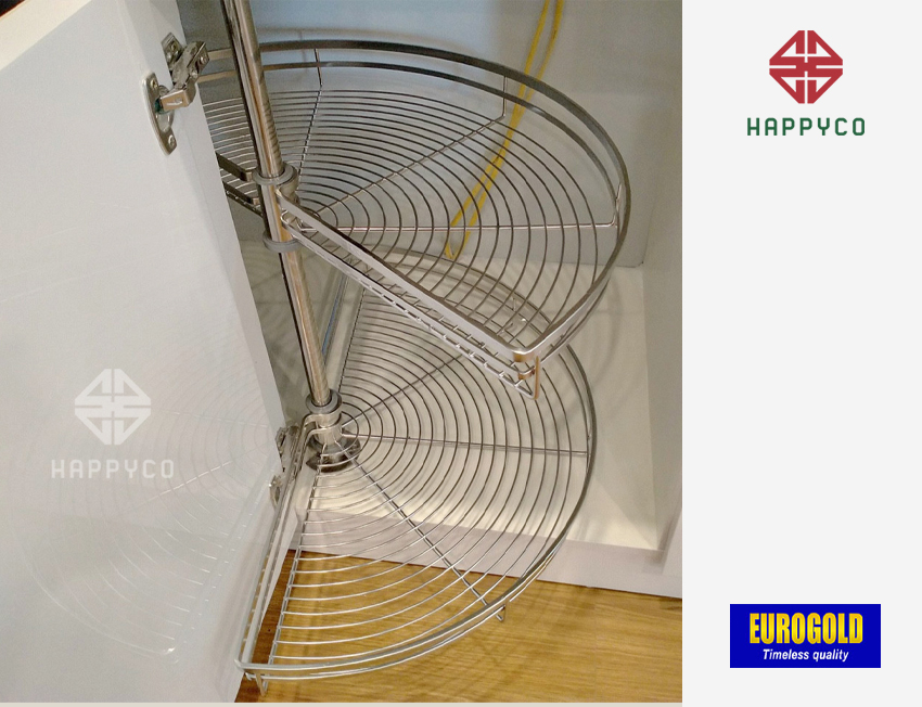 MÂM XOAY INOX MỜ NAN DẸT EPL180A