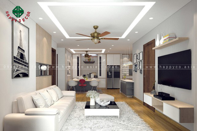 Đèn trần LED cho không gian phòng khách