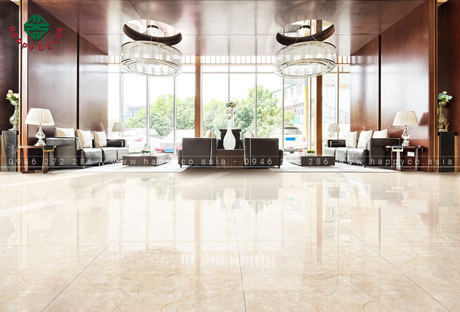 Gạch ốp tường phòng khách Mikado