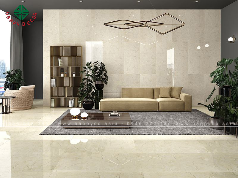 Cách chọn gạch ốp tường phòng khách bền nhất