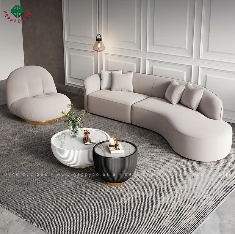 5 mẫu phòng khách đơn giản mà tinh tế do Happy Decor thiết kế và thi công