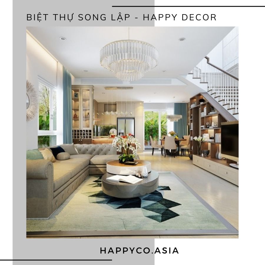 Thiết Kế Nội Thất Biệt Thự Song Lập Xu Hướng 2024