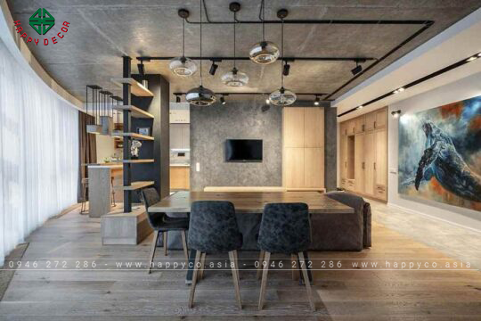 Trần nhà bằng bê tông - mẫu 1