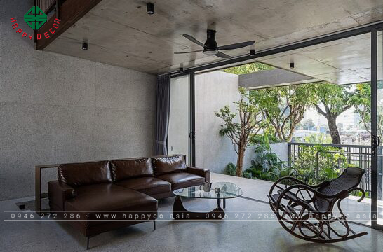 Trần nhà bằng bê tông - mẫu 2