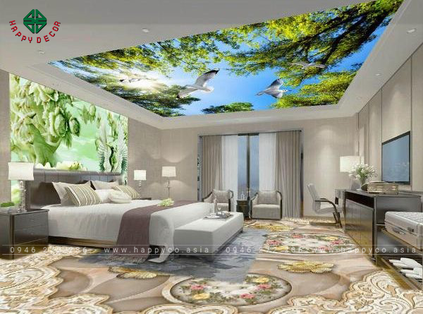 Trần nhà xuyên sáng - mẫu 2