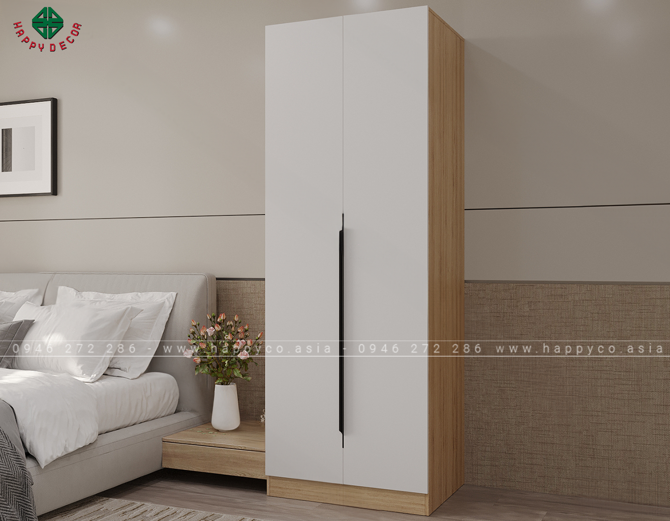 Tủ quần áo đẹp tiện lợi TA6815