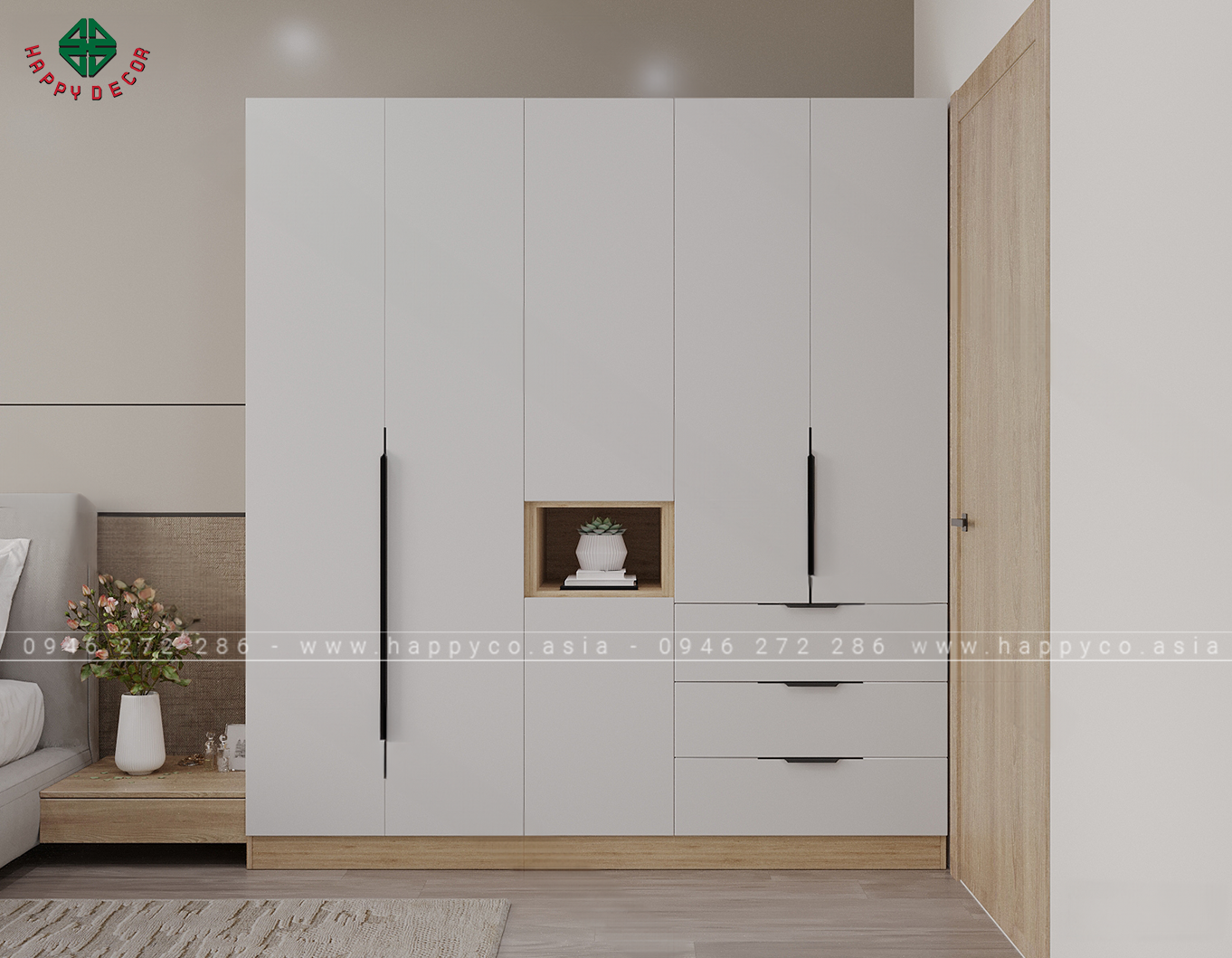 Tủ quần áo hiện đại TA6820