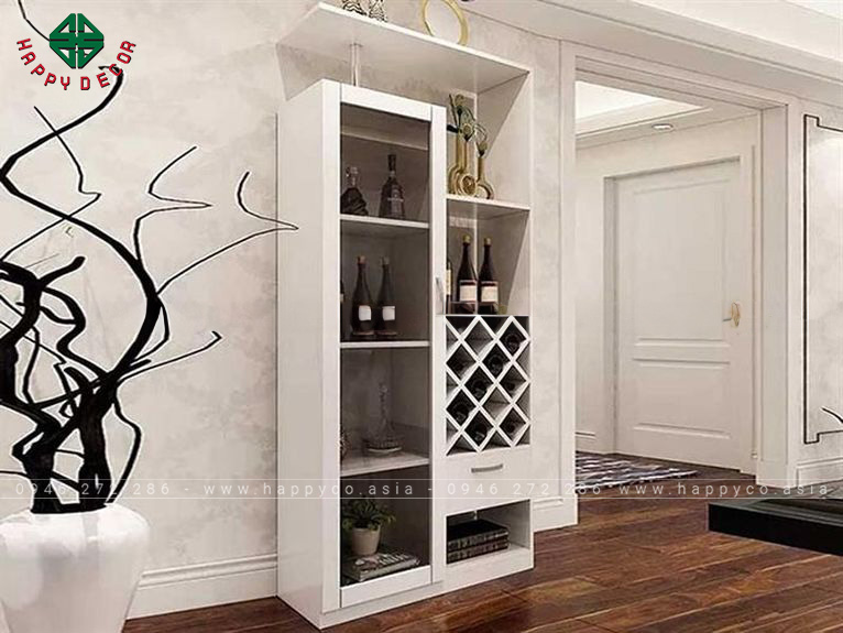 Tủ rượu cửa kính phòng khách model-M37