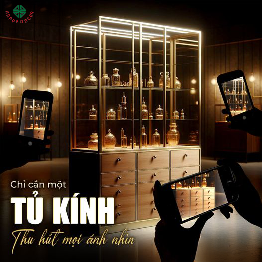 Thiêt kế thi công tủ rượu tại Biên Hòa - Mẫu 01