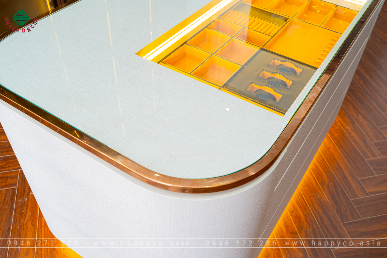 Bàn đảo phụ kiện, điểm nhấn không gian