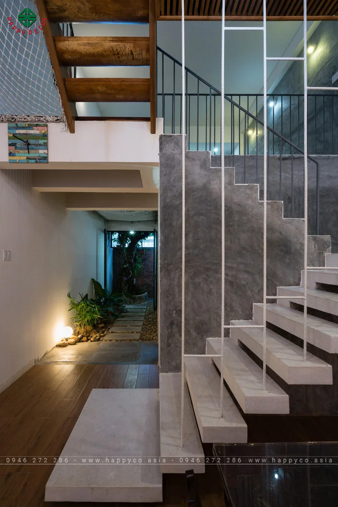 Lối ra không gian vườn tạo sự gần gũi, hòa mình thư giãn những lúc căng thẳng