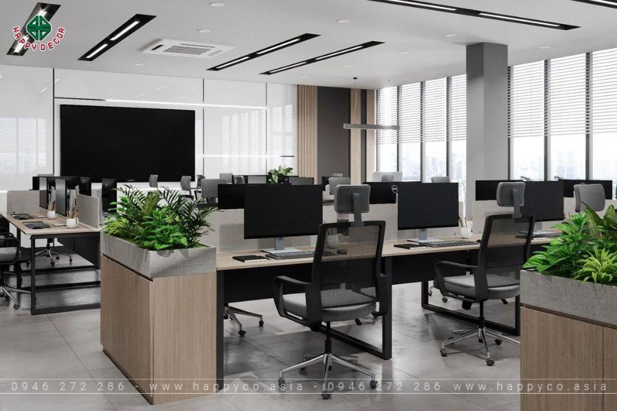 Thiết kế nội thất văn phòng hiện đại Thiết kế nội thất văn phòng hiện đại
