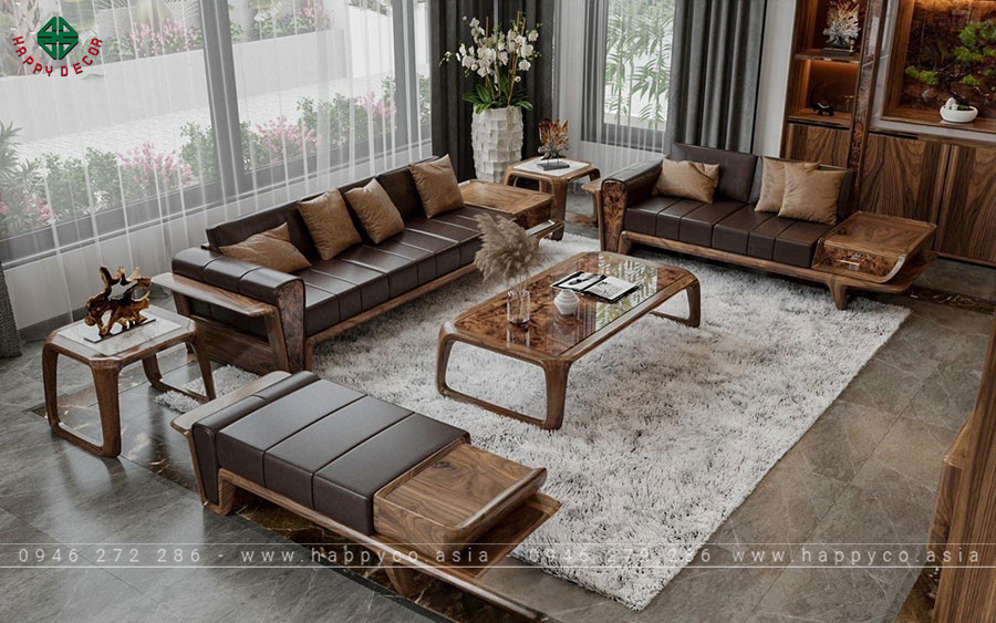 Hệ thống tủ rượu được đặt ở phòng khách có cửa kính cường lực trong suốt lắp đặt đèn chạy xung quanh