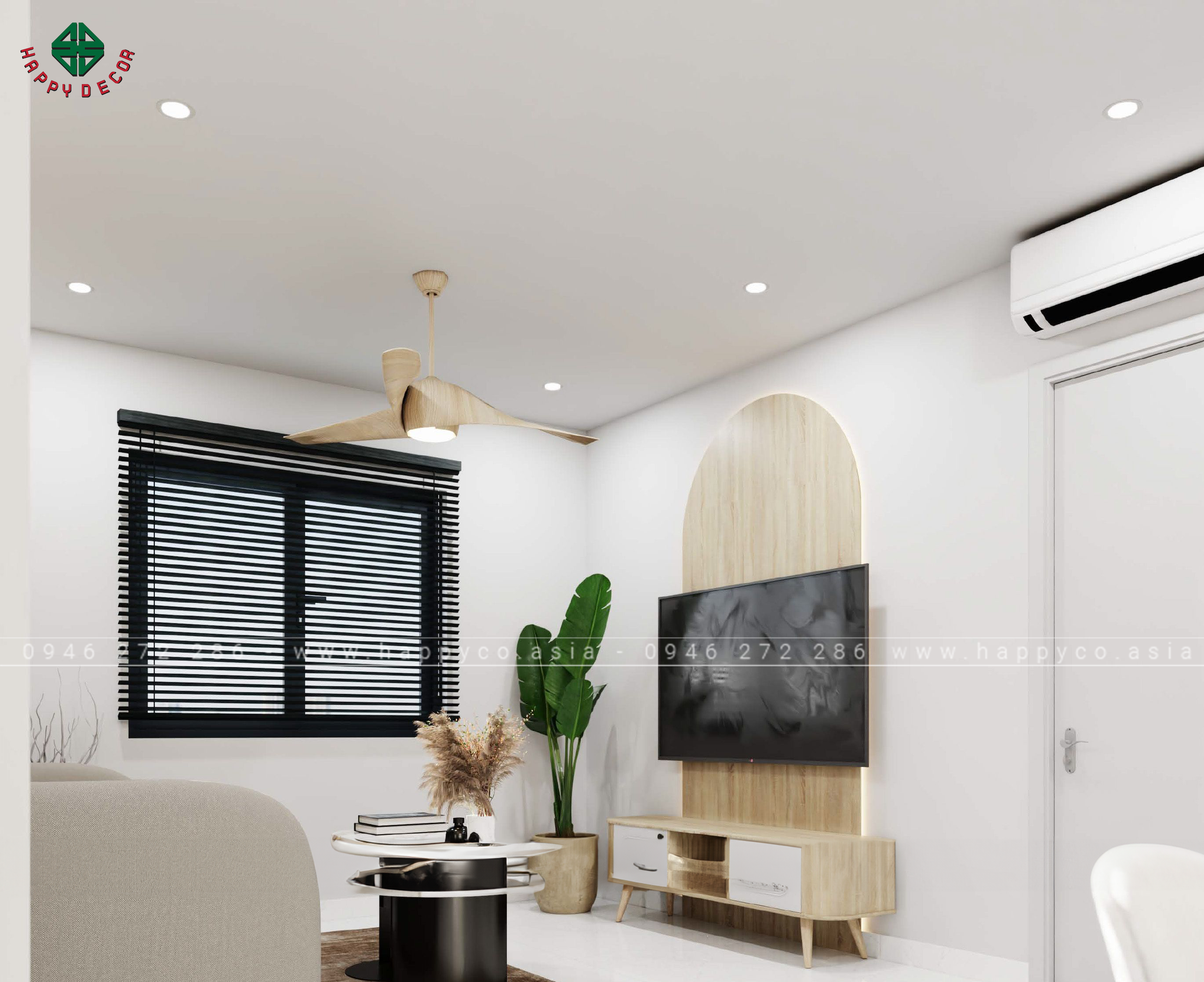 Ánh sáng là yếu tố quan trọng tạo nên không khí của căn phòng