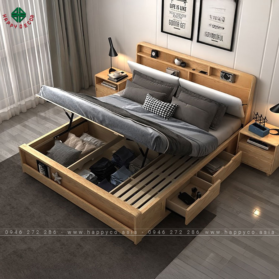 Ghế đầu giường có ngăn đựng đồ