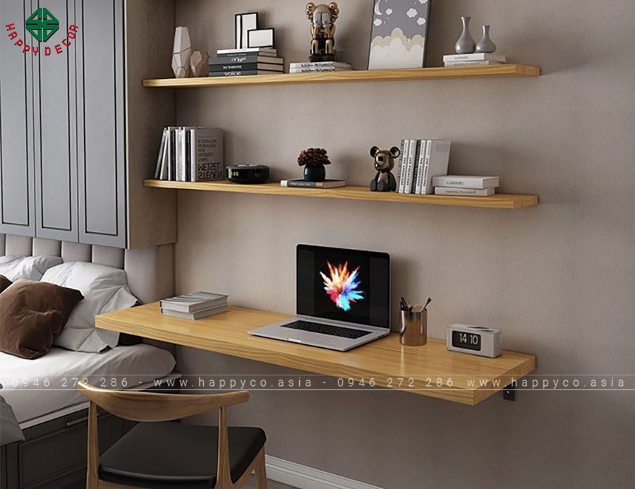 Bàn học treo tường.