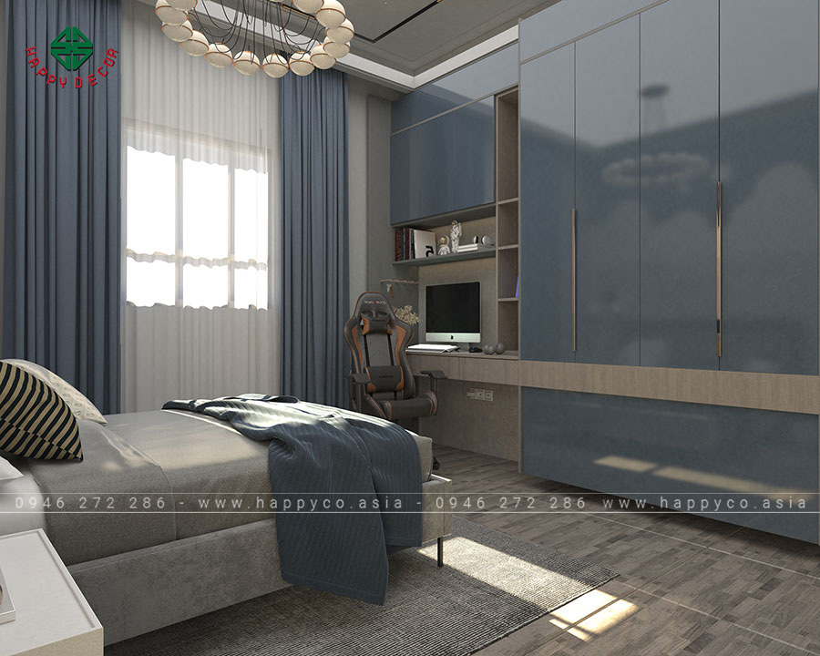 Nội thất thông minh cho phòng ngủ nhỏ 2m2 - view 3