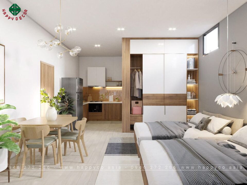 Nội thất phong cách tối giản- Mẫu 02