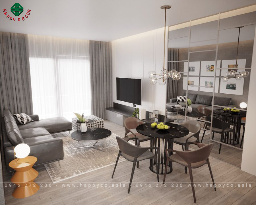 Nội thất phong cách hiện đại- Mẫu 02