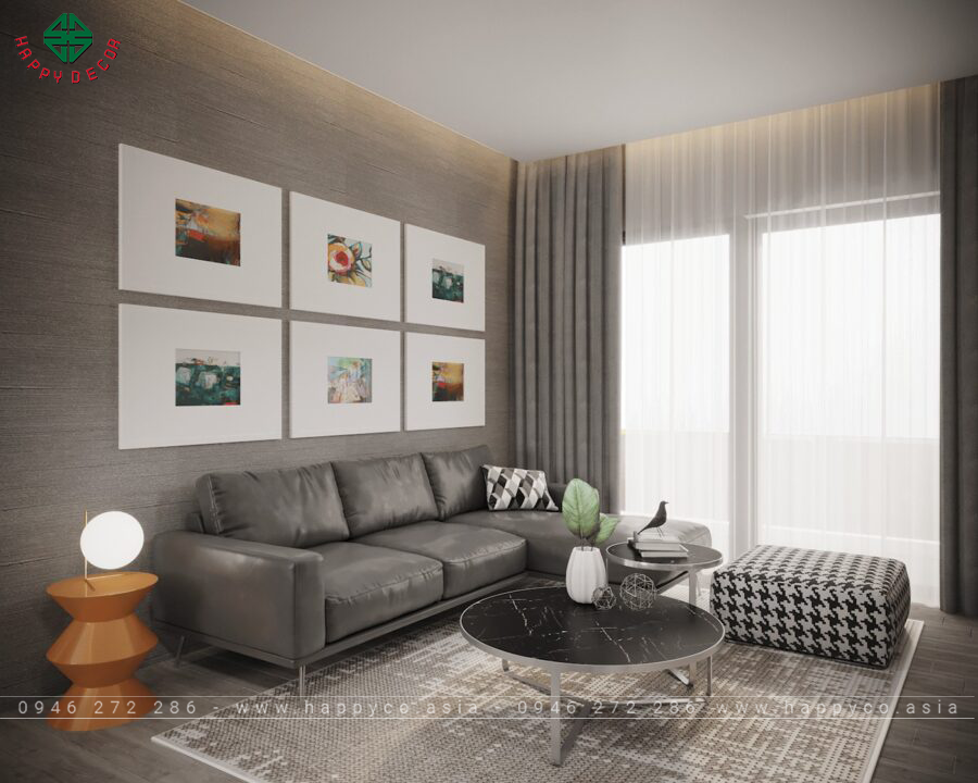 Nội thất phong cách hiện đại- Mẫu 01