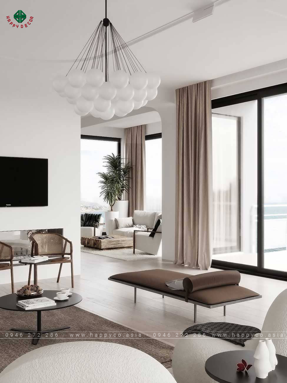 Nội thất Địa Trung Hải - Mẫu 07