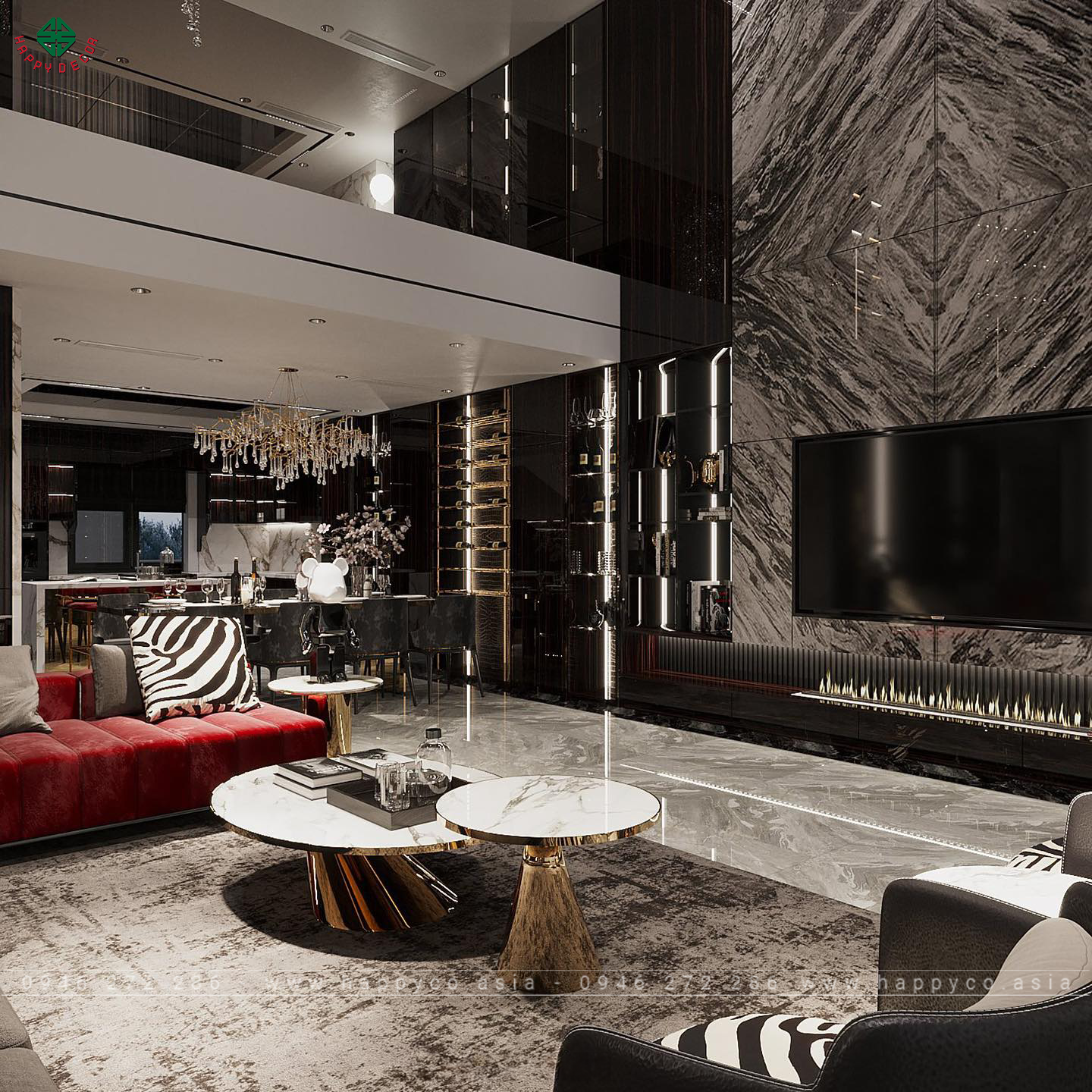 Ánh sáng cực kì hút mắt và không gian tối ưu hóa