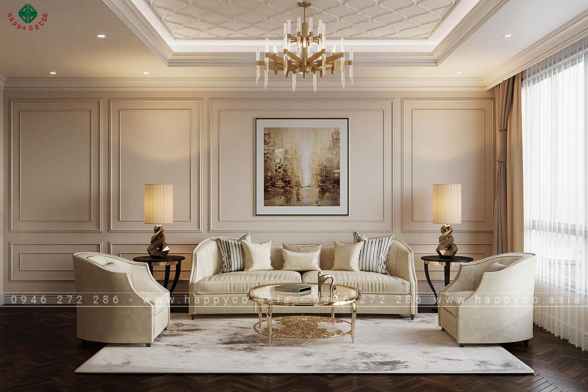 Thiết kế thi công nội thất NeoClassical tại Biên Hòa