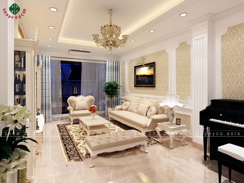 Nội thất nhà ống do Happy Decor thiết kế và thi công