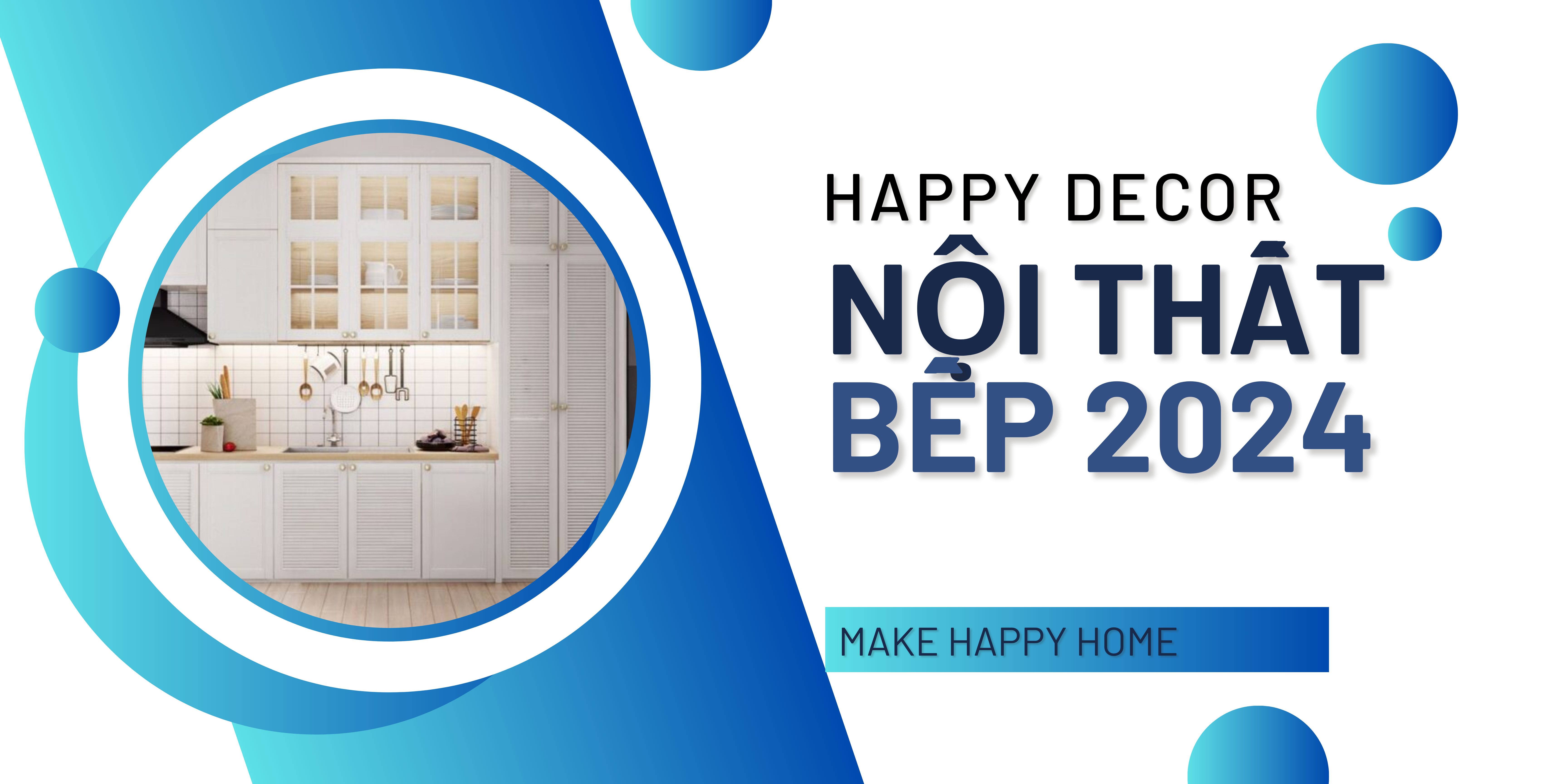 Mẫu phòng bếp xu hướng hiện đại năm 2024