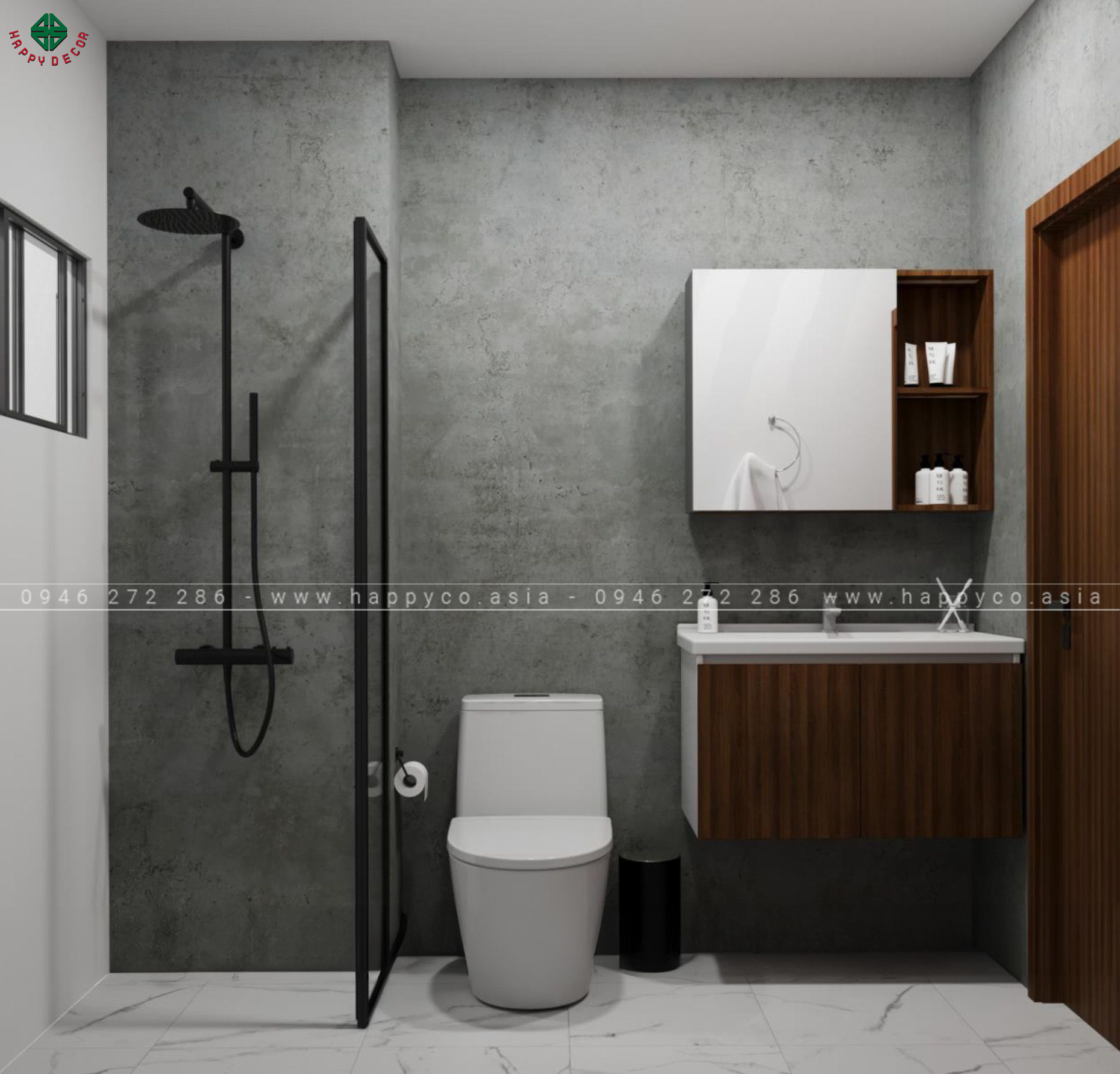 Tủ chậu được làm bằng ván công nghiệp