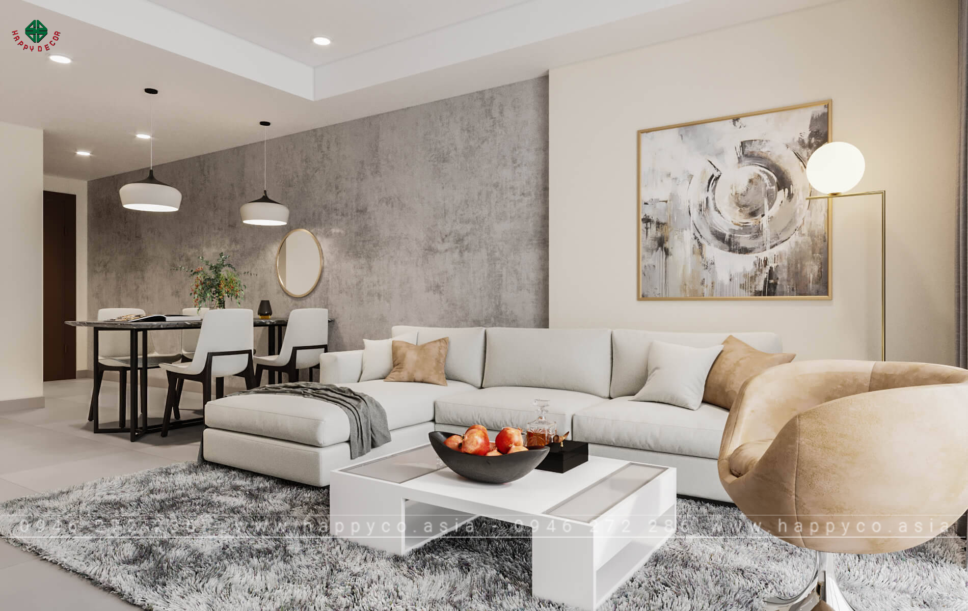 Phong cách thiết kế tinh tế - Mẫu 04