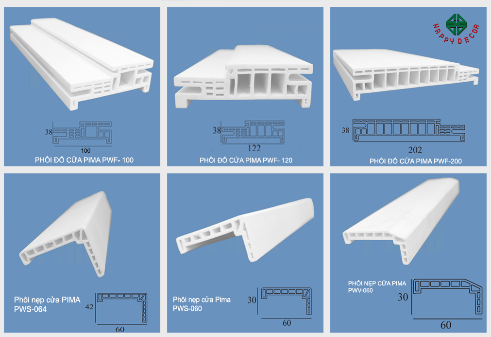 Phôi cánh cửa Composite PIMA được làm từ vật liệu composite cao cấp